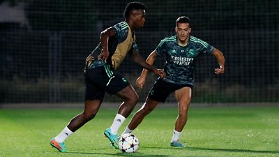 Final training session ahead of Celtic clash