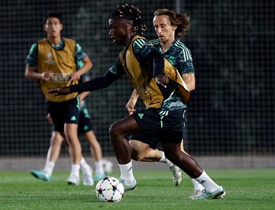 entrenamiento del real madrid