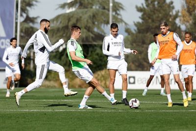 entrenamiento del real madrid