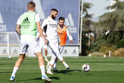 entrenamiento del real madrid