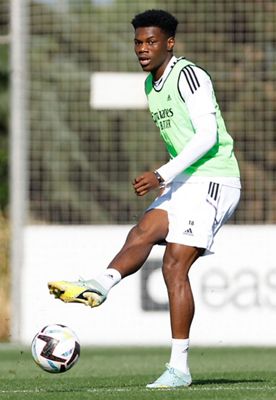 entrenamiento del real madrid