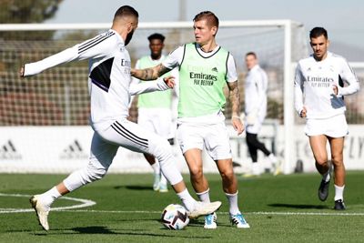 entrenamiento del real madrid