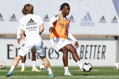 entrenamiento del real madrid