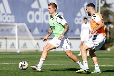 entrenamiento del real madrid