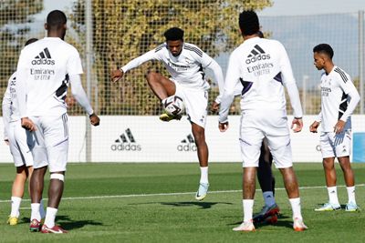 entrenamiento del real madrid