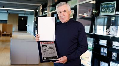 Ancelotti wins 2022 ‘Vittorio Pozzo’ European Golden Boy award for best coach