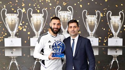 Benzema, mejor jugador de la Liga 2021/22 para la AFE