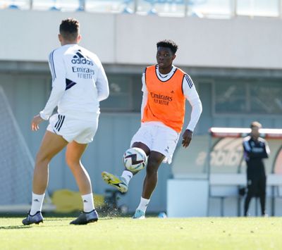 entrenamiento del real madrid