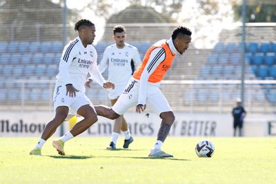 entrenamiento del real madrid