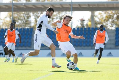 entrenamiento del real madrid