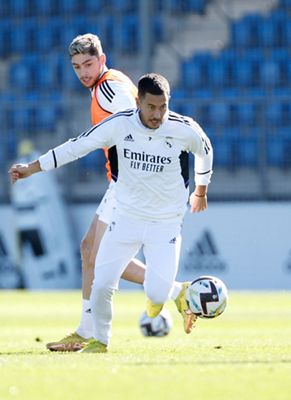 entrenamiento del real madrid