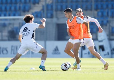 entrenamiento del real madrid