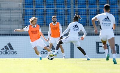 entrenamiento del real madrid