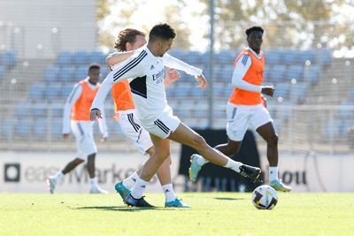 entrenamiento del real madrid
