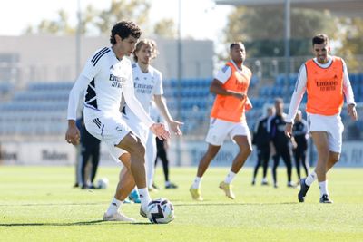 entrenamiento del real madrid