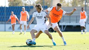 Real Madrid continue preparations for Rayo clash