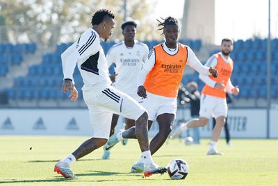 entrenamiento del real madrid