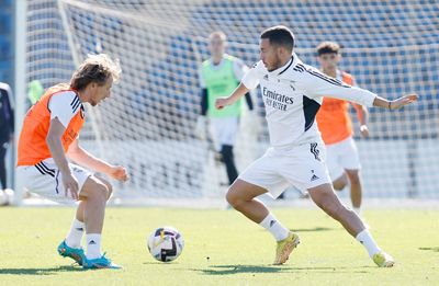 entrenamiento del real madrid