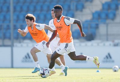 entrenamiento del real madrid