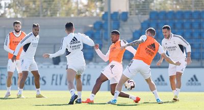 entrenamiento del real madrid
