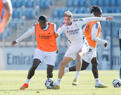 entrenamiento del real madrid