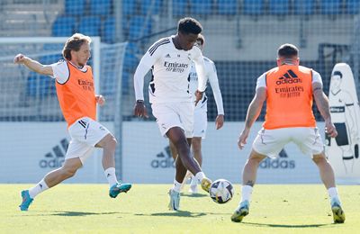 entrenamiento del real madrid