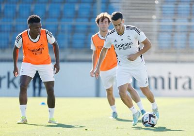 entrenamiento del real madrid