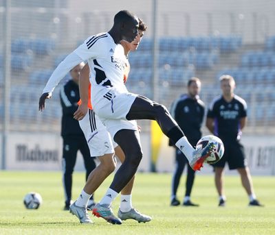 entrenamiento del real madrid