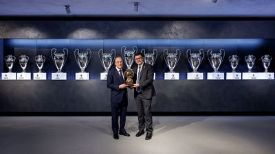Florentino Pérez, Prámio European Goldenboy 2022 ao melhor presidente do ano