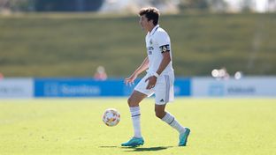 Once inicial del Castilla frente al Linares