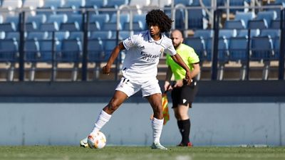 Once inicial del Castilla frente al Fuenlabrada