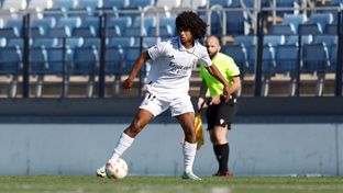 Once inicial del Castilla frente al Fuenlabrada