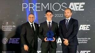 Arribas, AFE best player in Group 2 of the Primera Federación