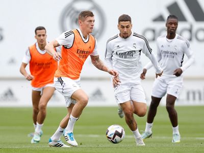 entrenamiento del real madrid