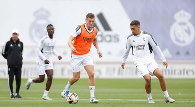 entrenamiento del real madrid