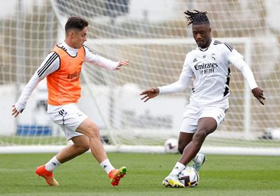 entrenamiento del real madrid