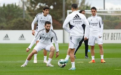 entrenamiento del real madrid