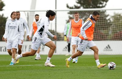entrenamiento del real madrid