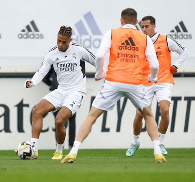 entrenamiento del real madrid