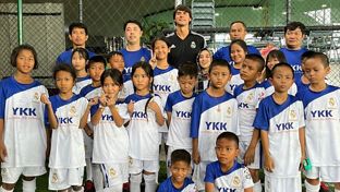 The Real Madrid Foundation and YKK's social clinics return to Thailand