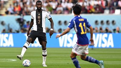 1-2: Derrota de Alemania en el debut de Rüdiger en Catar
