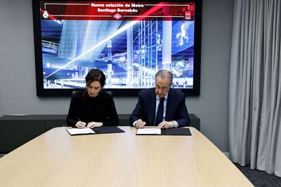 acuerdo de colaboración para la nueva estación de metro santiago bernabéu