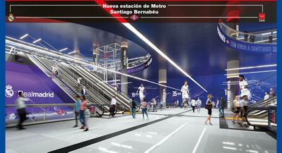 acuerdo de colaboración para la nueva estación de metro santiago bernabéu