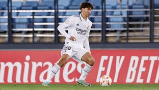 Once inicial del Castilla frente al Talavera