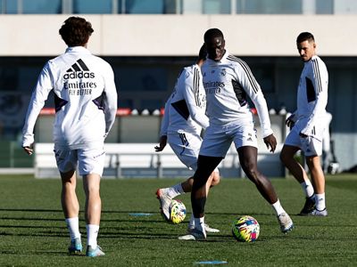 entrenamiento del real madrid