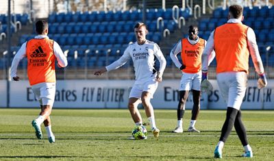 entrenamiento del real madrid