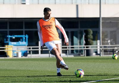 entrenamiento del real madrid