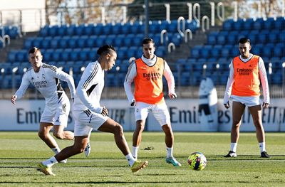 entrenamiento del real madrid