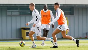 The squad trains at Real Madrid City