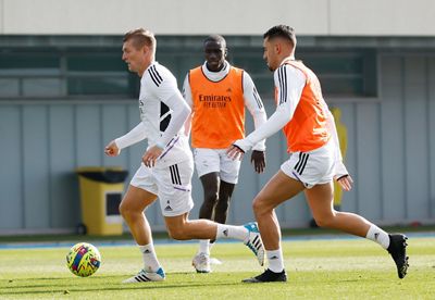 entrenamiento del real madrid
